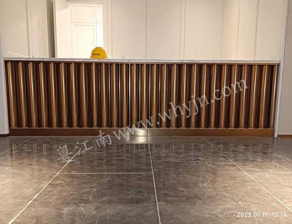 湖錦酒樓不銹鋼圓弧造型